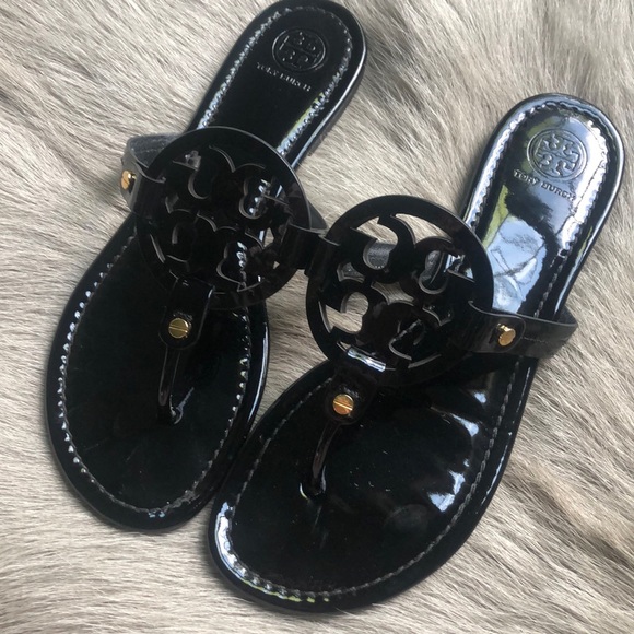 Tory Burch Shoes - Tory Burch Miller Black patent sandals 9